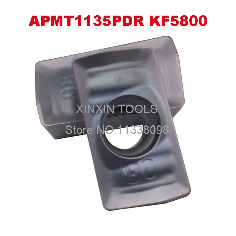 Inserti In Metallo Duro Kf5800 Originali Apmt1604 Apmt 1135 Fresa Tornio Utensili Utensili Tornio Cnc