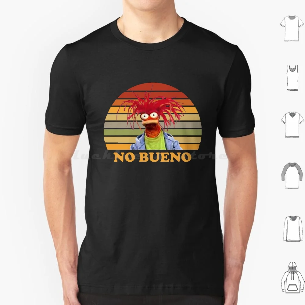 King Prawn-No Bueno T Shirt Big Size 100% Cotone Jim Herson Meme Show No Bueno Ok The King Prawn King Prawn