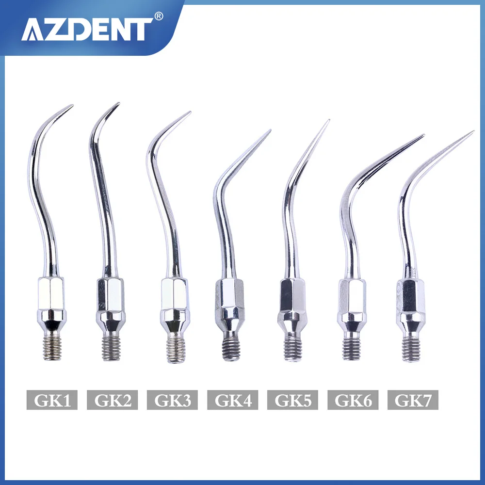Azdent Dental Scaling Parodontics Endodontics Tip Scaling G Tips Gk1-7 Fit For Kavo Ultrasonic Scaler Handpiece