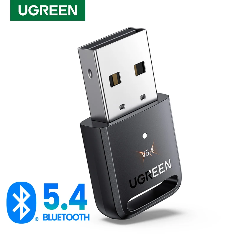 Ugreen Bluetooth Adapter Usb Bluetooth 5.4 Per Pc Dongle Adaptador Wireless Mouse Keyborad Music Ricevitore Audio Trasmettitore Usb