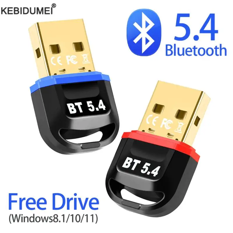Adattatore Bluetooth 5.4 Per Pc Usb Bluetooth 5.3 Dongle Ricevitore Bluetooth Per Altoparlante Wireless Mouse Tastiera Trasmettitore Audio