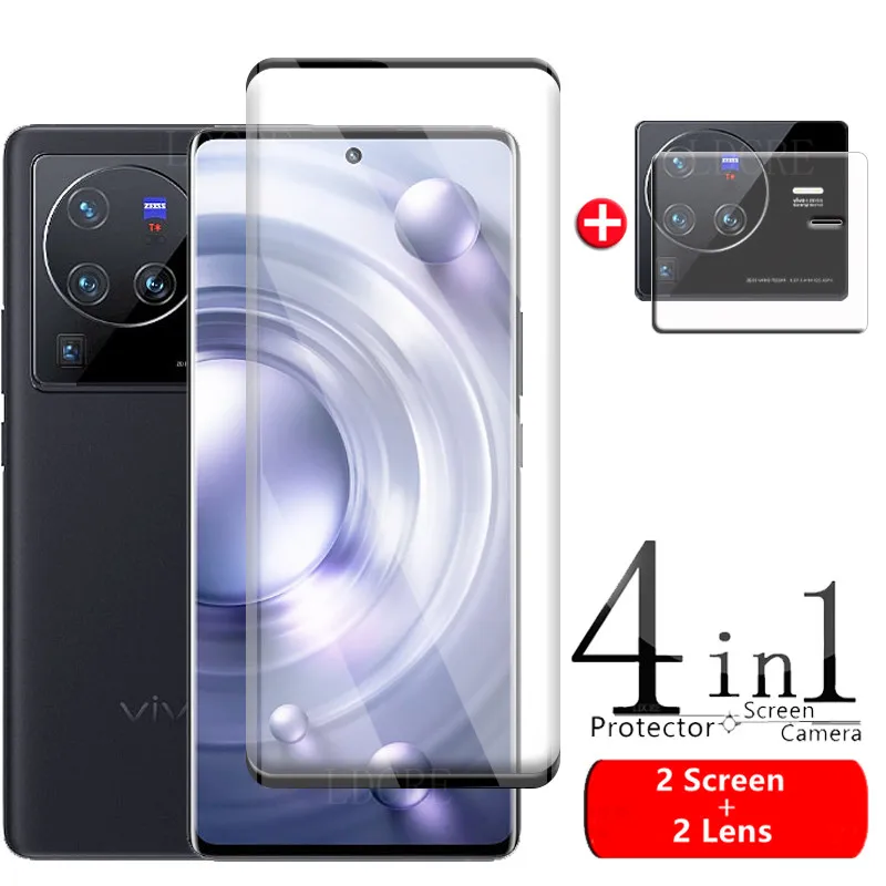 4-In-1 Per Huawei Mate 50 Pro Glass Per Huawei Mate 50 Pro Proteggi Schermo In Vetro Temperato 9H Per Huawei Mate 50 Pro Lens Glass