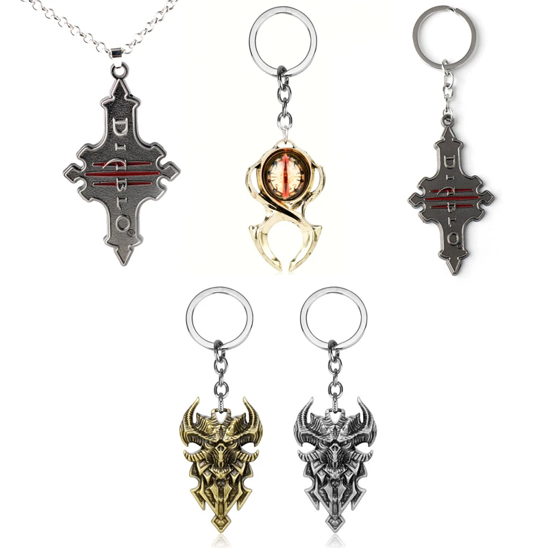 Gioco Gioielli Diablo 3 Hradi Keeper Guardian Ryan Collana Con Ciondolo Griftah Amuleto Sweat Rope Chain Collana Collier Fans Gift