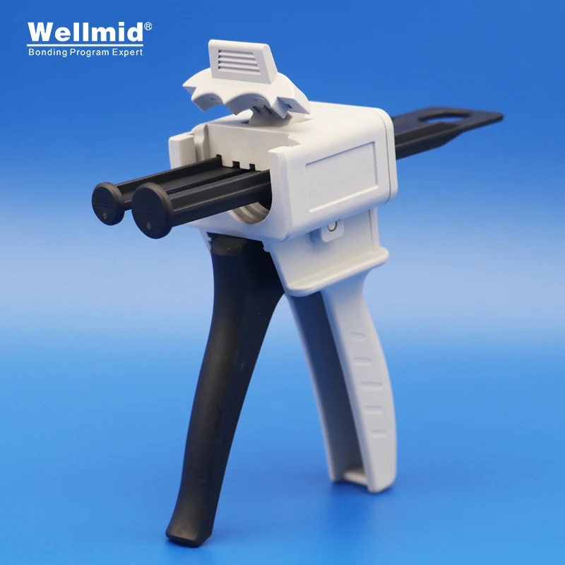 Cartuccia Adesiva Epossidica Araldite Ab Gun 50Ml Kit Pistola Di Erogazione Dispenser Di Miscelazione Dell'Impronta 3M Ab Pistola Per Colla 1:1 1:2