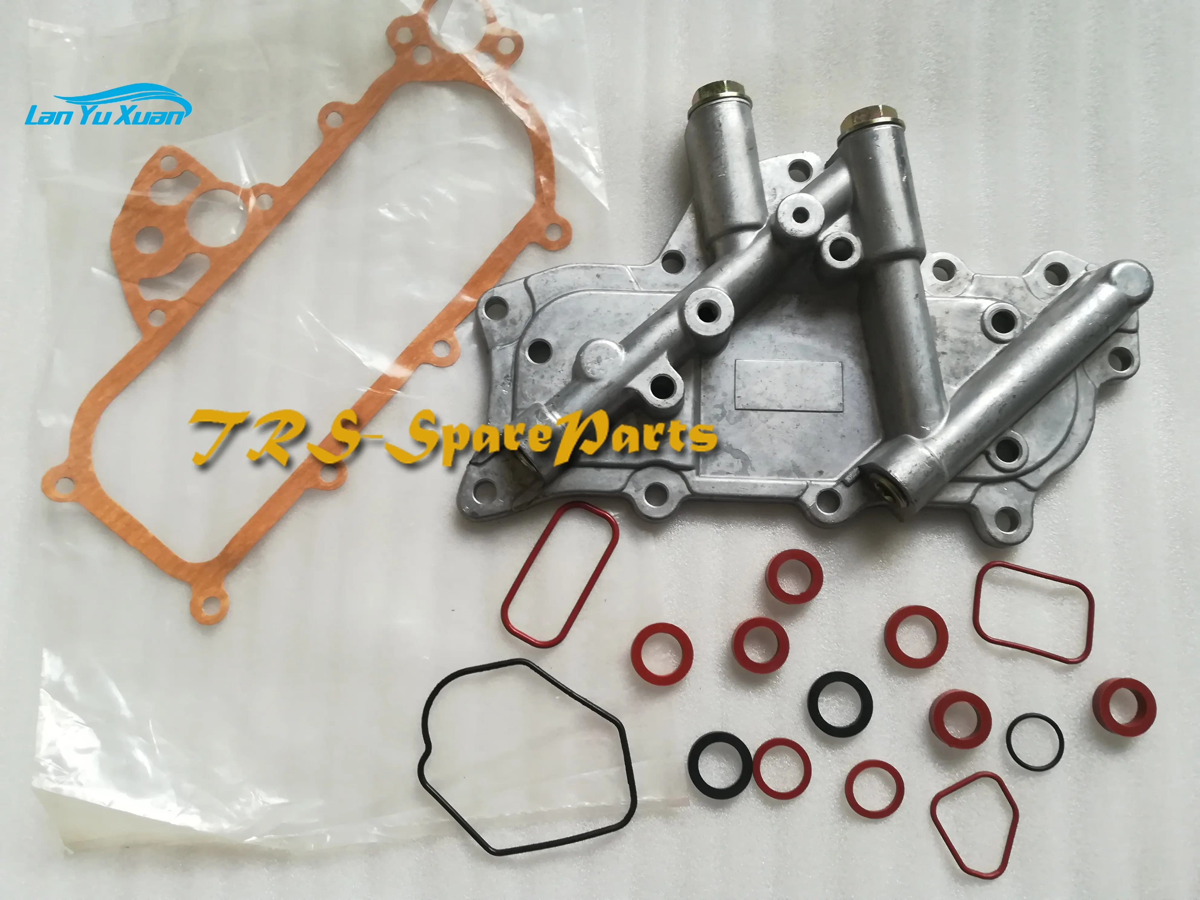 Muslimyoekoeler Cover/Radiatore Zijklep Met Pakking Voor Nissan Heftruck Td27/Td25 Motor