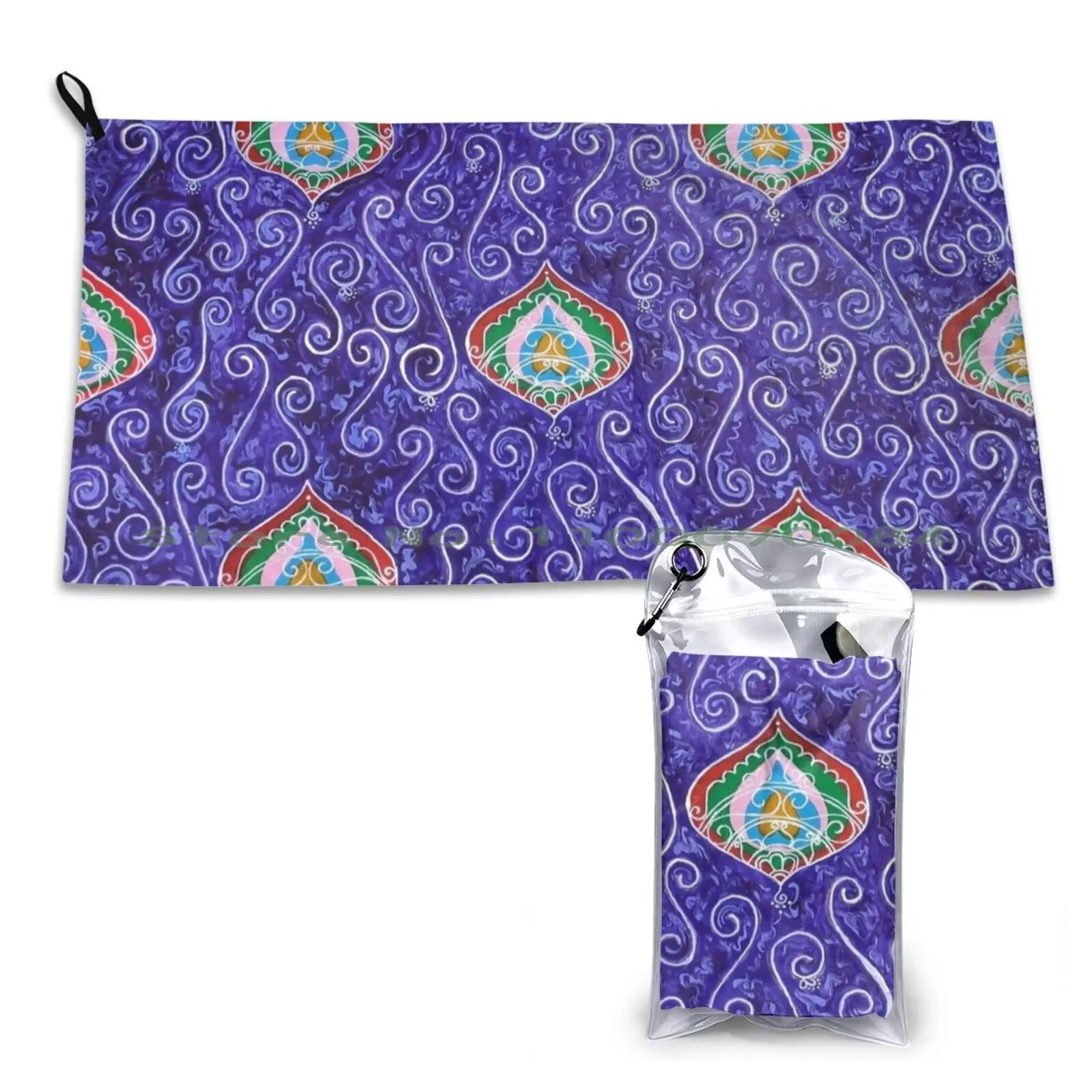 Peacock Monsoon Pattern Quick Dry Towel Gym Sports Bath Portable Skywishes Starcatcher G3 My Little My Little G3 G3 Mlp Mlp G3