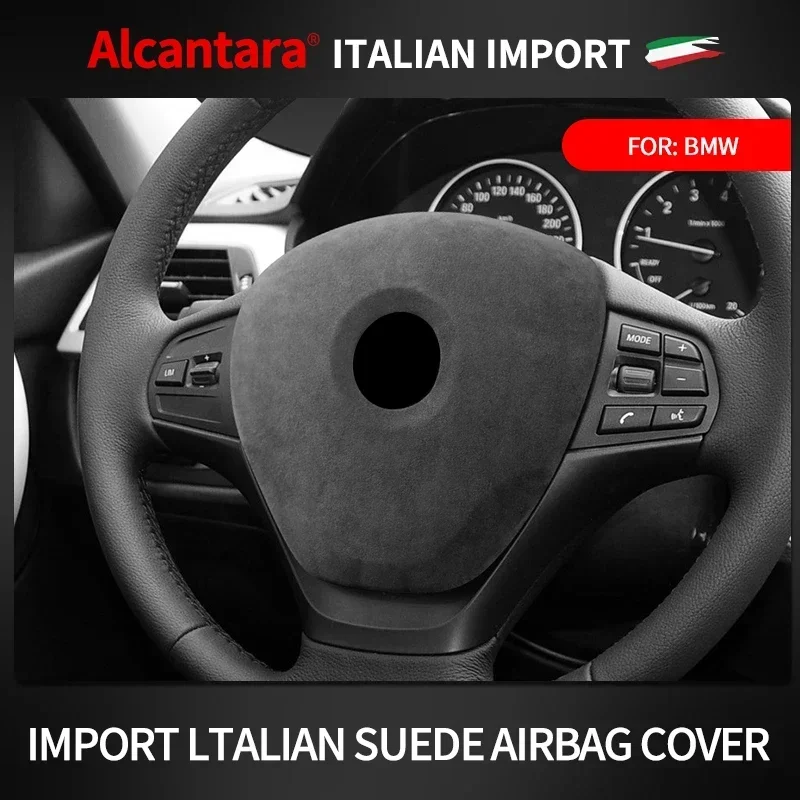 Alcantara Per Bmw F Chassis 1 Serie 3 Serie 5 Serie X1X3X4X5 Auto Volante Airbag Copertura Sticker Interni Accessori