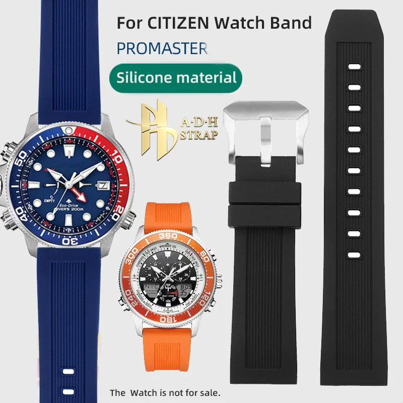 Cinturino Per Orologio Da Uomo In Silicone Impermeabile Per Citizen Cc3060-10 Bn2036 Bn2037 Jr4065 Bj2167 Cinturino In Gomma A Sgancio Rapido 22Mm