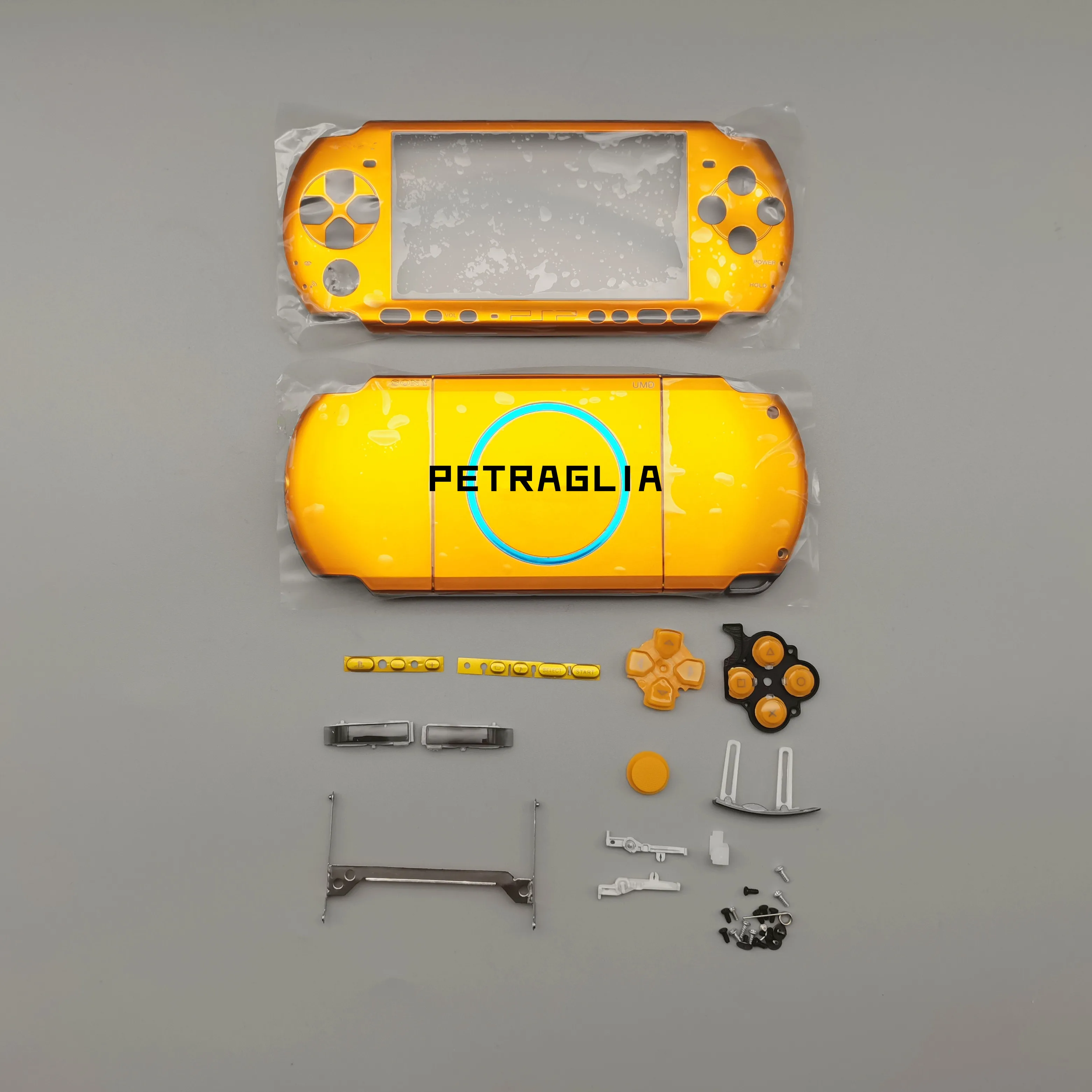 Nuovissimo 1:1 Custodia Di Ricambio Completa Custodia Bianca Per Psp 3000 Psp3000 3001 3004 3006 Nuova Versione Console Di Gioco Shell