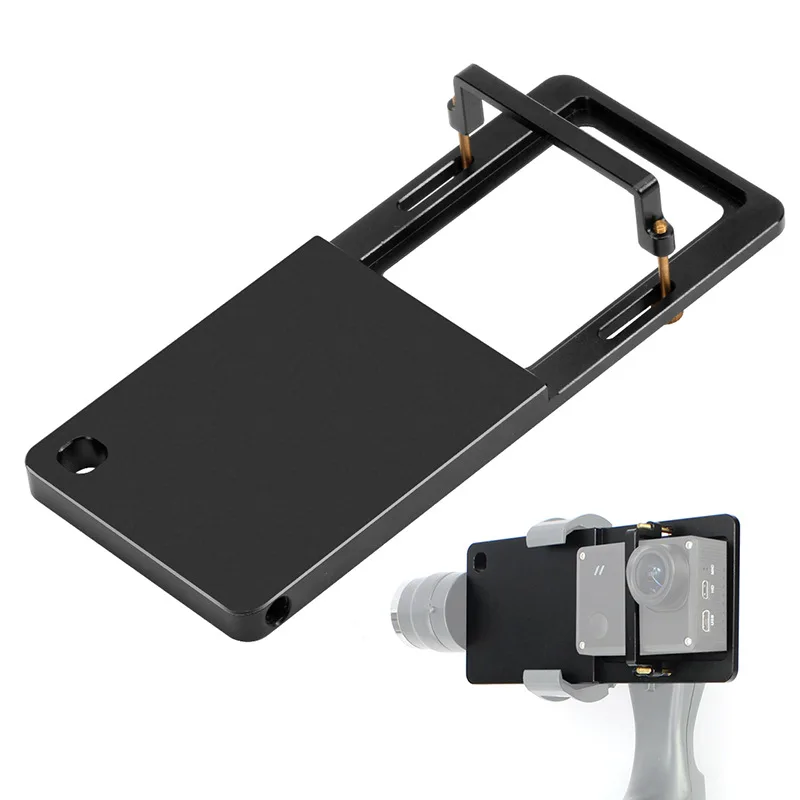 In Lega Di Alluminio Piastra A Sgancio Rapido Per Zhiyun Dj Portatile Stabilizzatore Monti Clip Per Gopro Hero Sjcam Xiaoyi Action Cameras