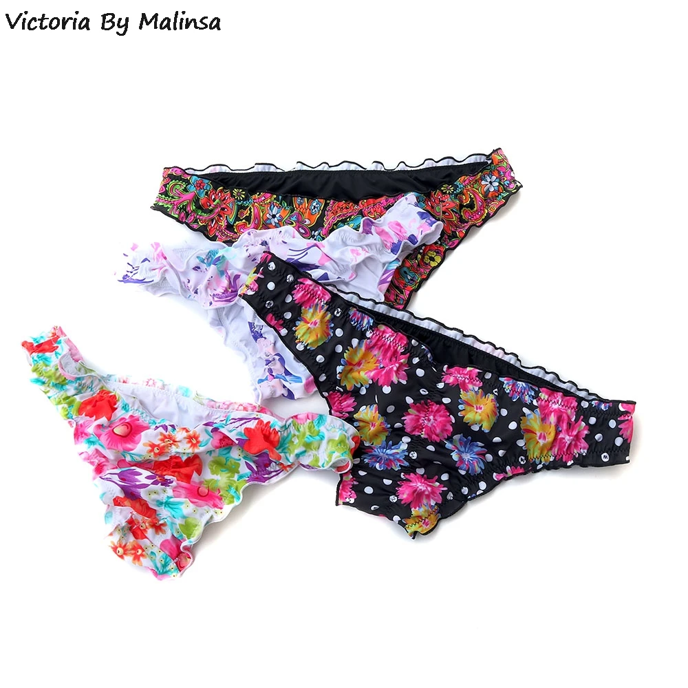 Pantaloni Bikini Sexy Segreto Sfacciato Stampa Perizoma Costumi Da Bagno Biquini Bikini Costume Da Bagno Donna Bikini Brasiliano Perizoma Fondo
