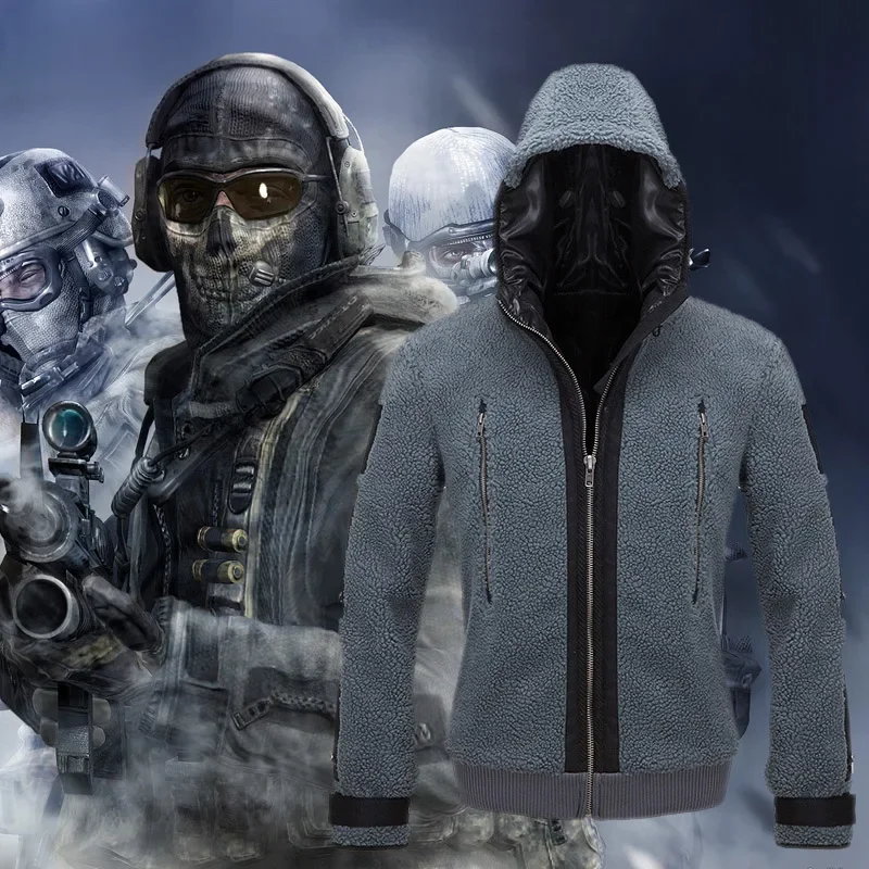 Call Of Duty 6 Abbigliamento Cosplay Stessa Giacca Tf141 Uniforme Della Squadra Ghost Combat Suit Ghost Jacket Felpe Con Cappuccio Per Uomo E Donna