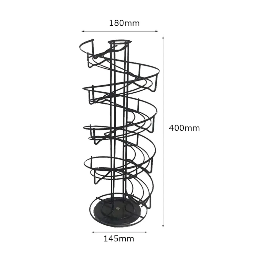 Portacapsule Girevole A Spirale Rotante 40 Capsule Portacapsule Tower Stand Rack Per Dolce Gusto Nespresso K-Cup Portacapsule Nespresso
