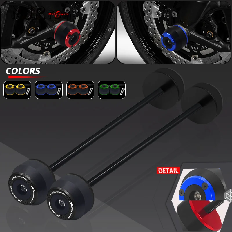 Nuova Protezione Anticaduta Per Bmw S1000Rr S1000 Rr 2009-2023 2024 Moto Assale Anteriore Posteriore Forcella Ruota Crash Sliders Pad S1000Rr