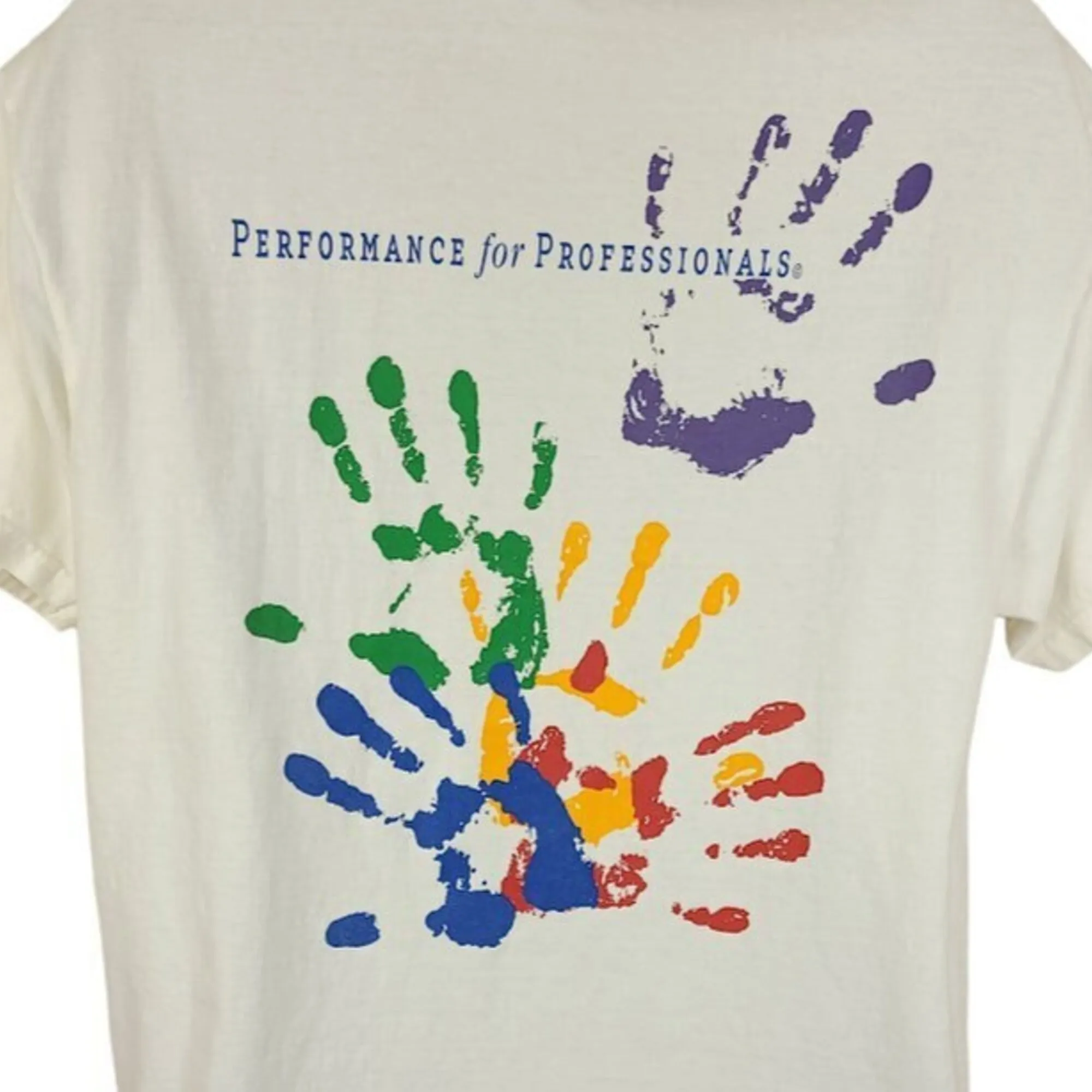Dulux Sinclair Paint Stores T Shirt Vintage Anni '90 Hands Art Mens Size Large