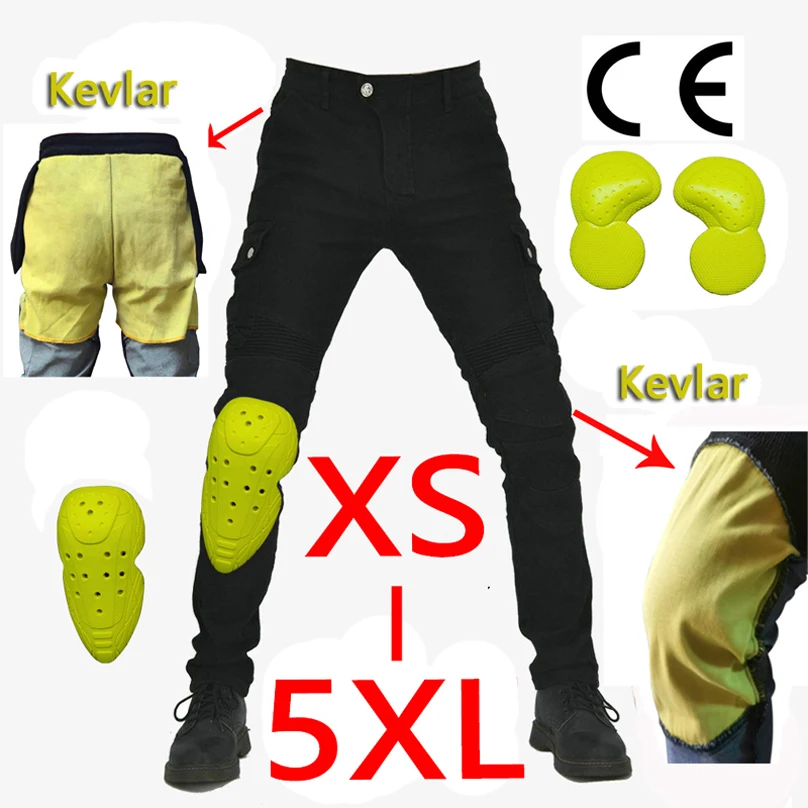 Pantaloni Moto Kevlar Moto Jeans Moto Jeans Uomo Pantaloni Motocross
