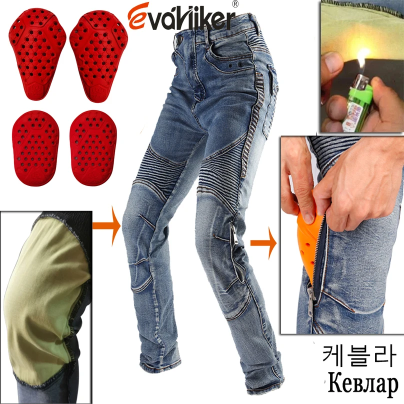 F-03 Estate Maglia Ventilazione Moto Jeans Motocross Pantaloni Moto Jeans Traspirante Piccola Circonferenza Del Piede