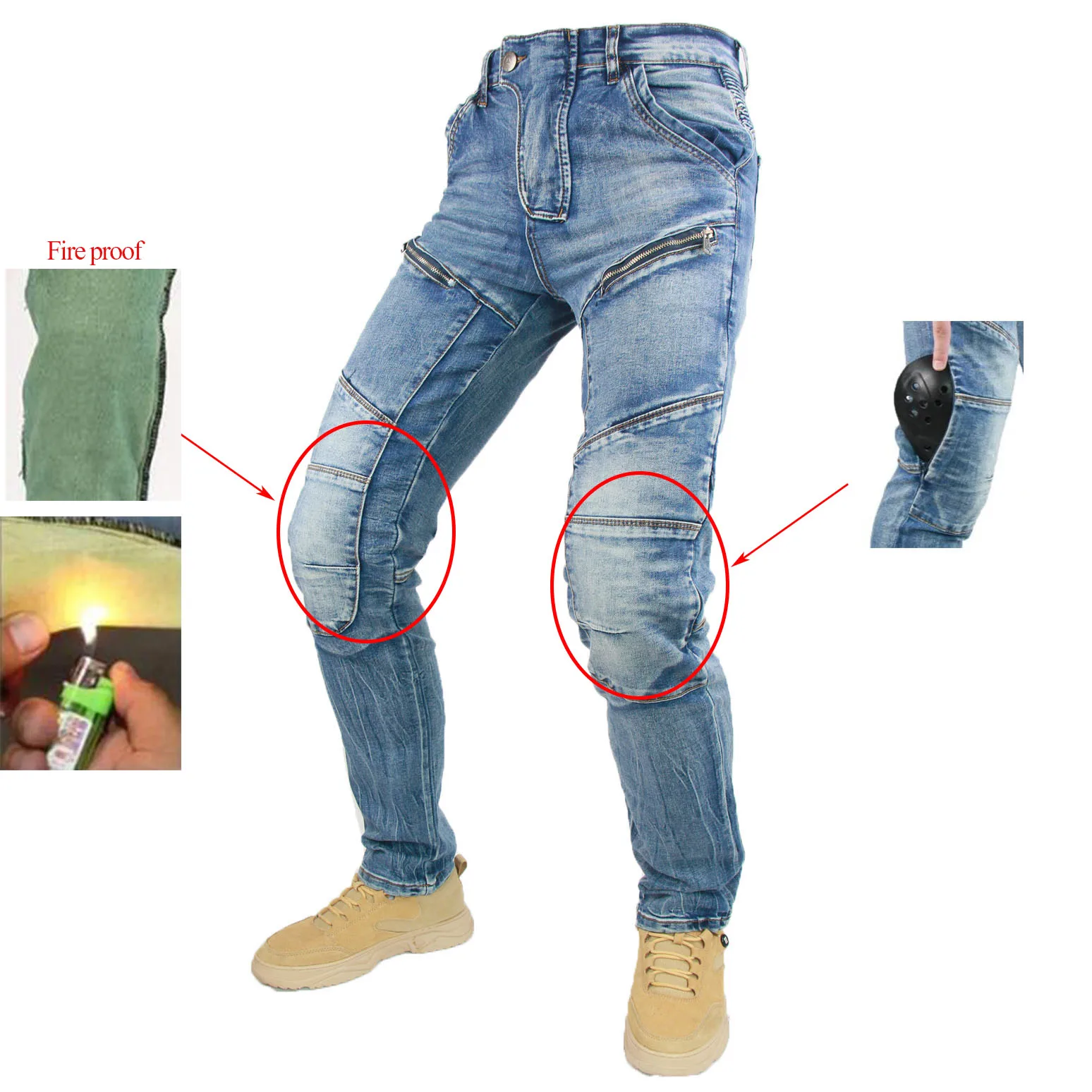 Nuovi Pantaloni Da Moto Di Alta Qualità Aramid Moto Rcycle Elastico Bei Jeans Slim Equitazione Pantaloni Da Cavaliere Jeans Da Corsa Con Kevlar Al Gin