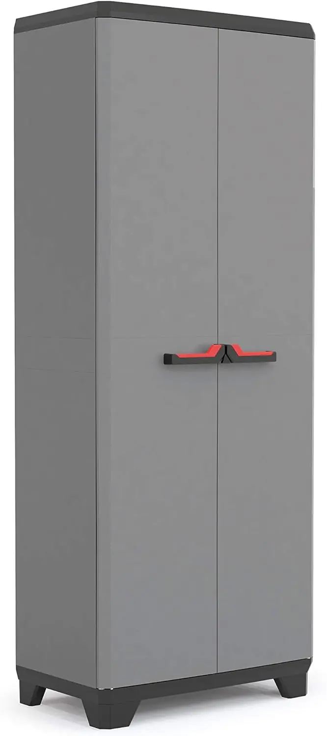 Keter Armadio Alto Stilo, 3 Ripiani Regalabili, Grigio Buro, 68X39X173 H Cm