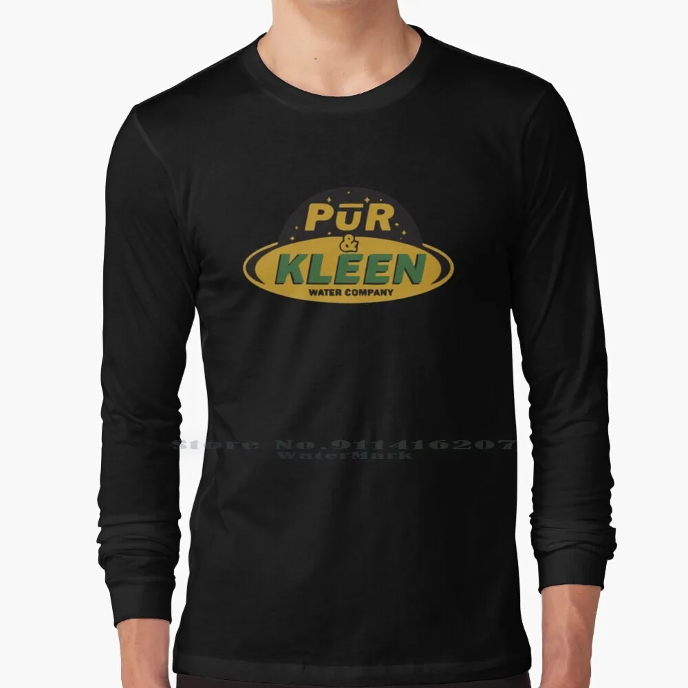 Water Company Pur Kleen T Shirt 100% Puro Cotone Pur E Kleen Classic Vintage Water Logo Black Friday