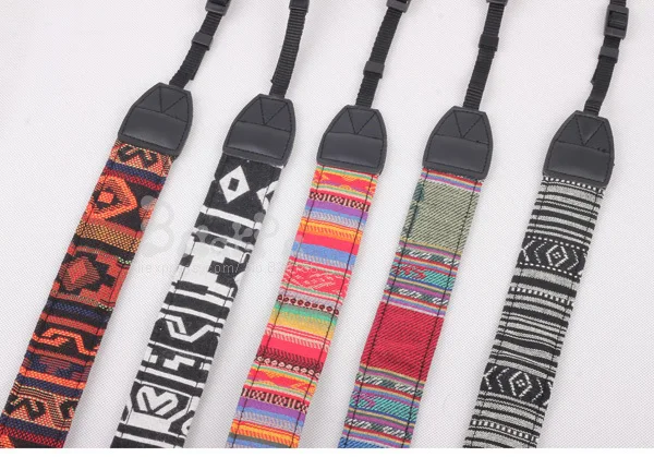 50 Pz Fotocamera Collo Tracolla Cotone Durevole Colore Vintage Stile Hippie Per Canon Nikon Pentax Sony Slr Dslr