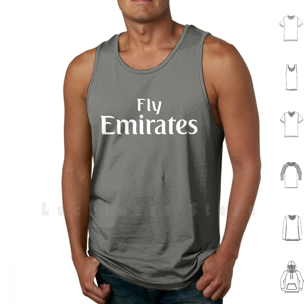 Canottiere Fly Emirati Canottiera 100% Cotone Fly Emirati Fly Sky Flying Pilot Calma Driver Drone Keep League Quadcopter Racing
