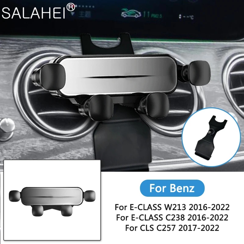 Gravity Car Mobile Phone Holder Per Mercedes Benz E-Class W213 Coupe C238 Cls C257 Auto Air Vent Snap-On Supporto Staffa Accessorio