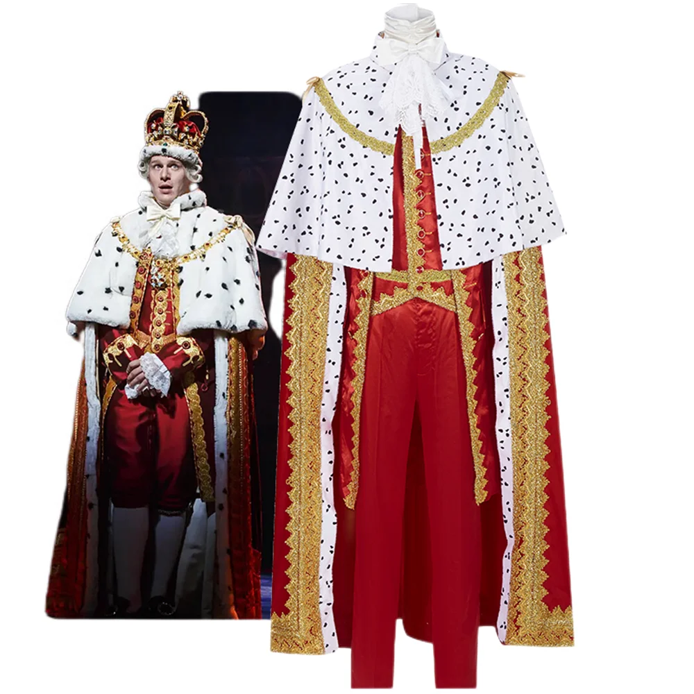 Hamilton King George Iii Angelica Schuyler Costume Cosplay Outfit Halloween Carnival Men Suit