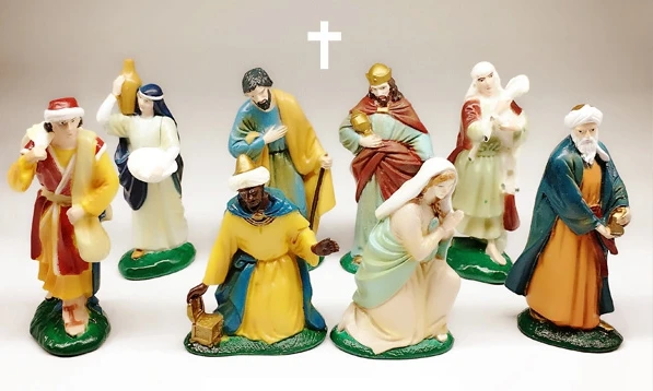 Figura Mentale Sand Sand Table Game Box Corte Therapy Figura Religiosa Western Jesus Story Legend Culture