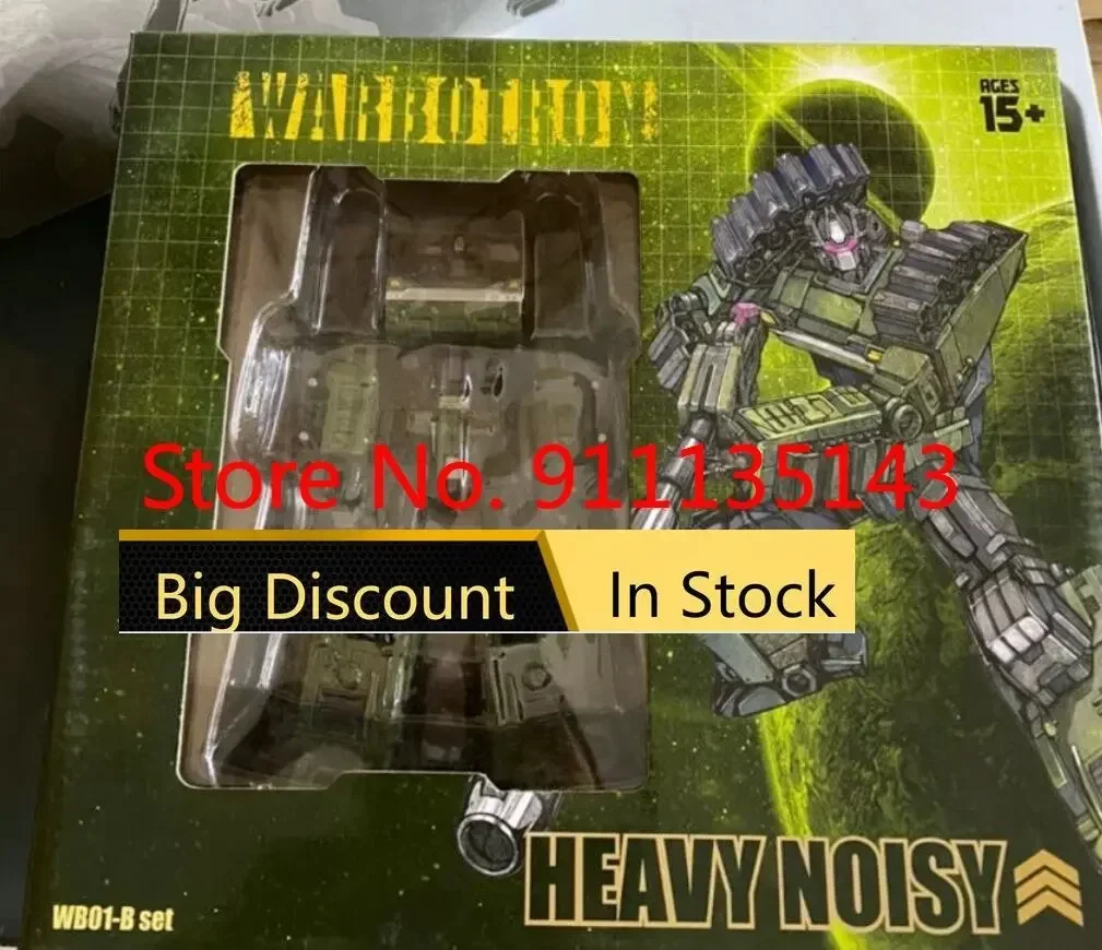 Warbotron Wb01-B Heavy Noise Brawn Bruticus 3Rd Party Action Figure Toy In Stock