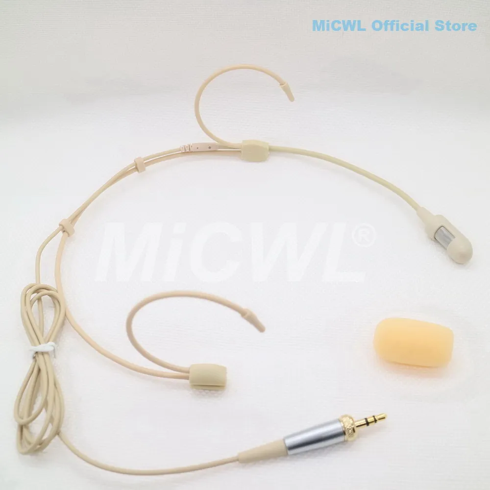 Beige G5 Auricolare Cardioide Microfono Per Sennheiser Ew100 300 500 G2 G3 G4 Senza Fili