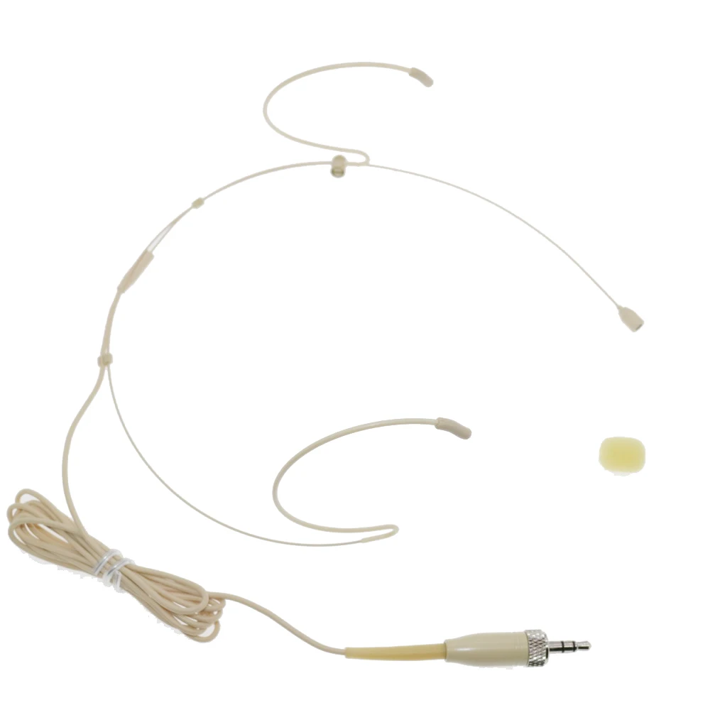 Popolare Microfono Con Doppio Gancio Per L'Orecchio Per Sennheiser Ew100 Sk100 G2 G3 G4 Wireless Belt Pack Micwl B40 Beige Nero