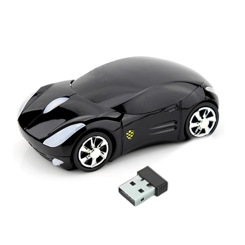 Mouse Da Gioco Parti Di Computer Wireless Mouse Da Gioco Per Sport Elettronici Design Colorato A Forma Di Auto Per Giocare 2.4G 40Jb
