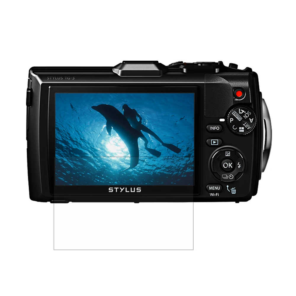 Pellicola Protettiva Per Schermo Lcd Antigraffio 3 * Per Olympus Tough Tg3 Tg-3 Tg4 Tg-4 Ihs