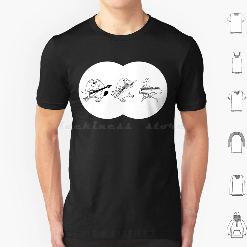 Keytar Venn Diagramma Maglietta In Bianco E Nero Cotone Uomo Donna Stampa Fai Da Te Keytar Keytar Duck Beaver Chitarra Tastiera Venn Diagramma