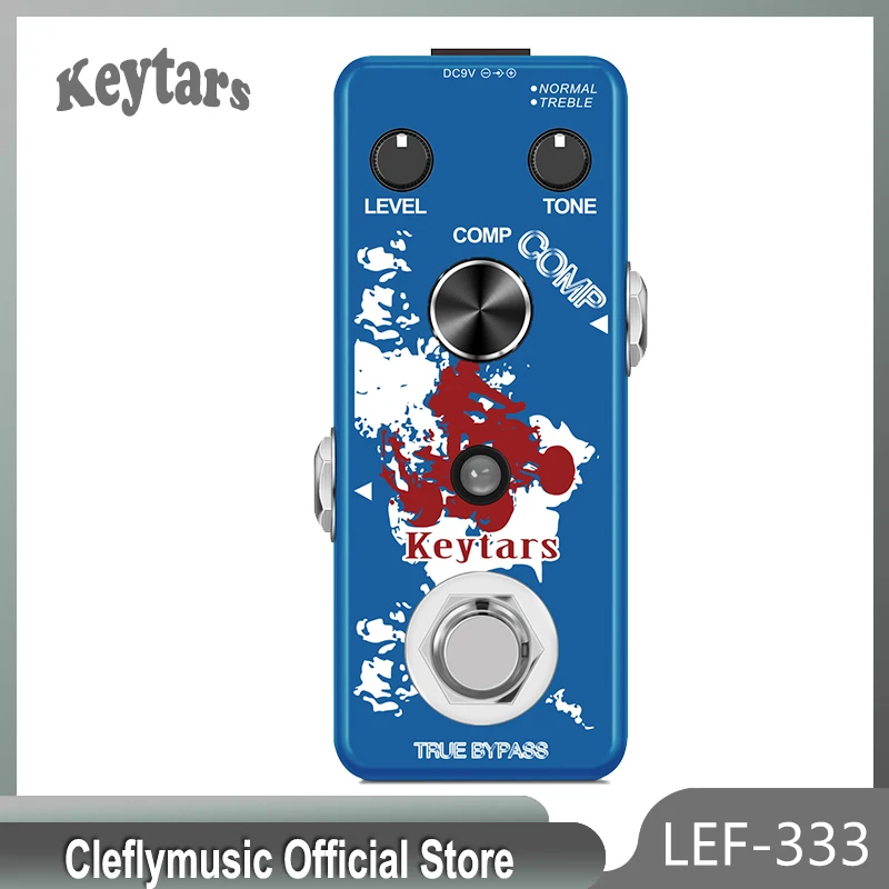 Keytars Lef-333 Pedali Per Compressori Per Chitarra Pedali Analogici Digitali Effetto Comp Compressori Classici Da Studio Per Chitarra Elettrica