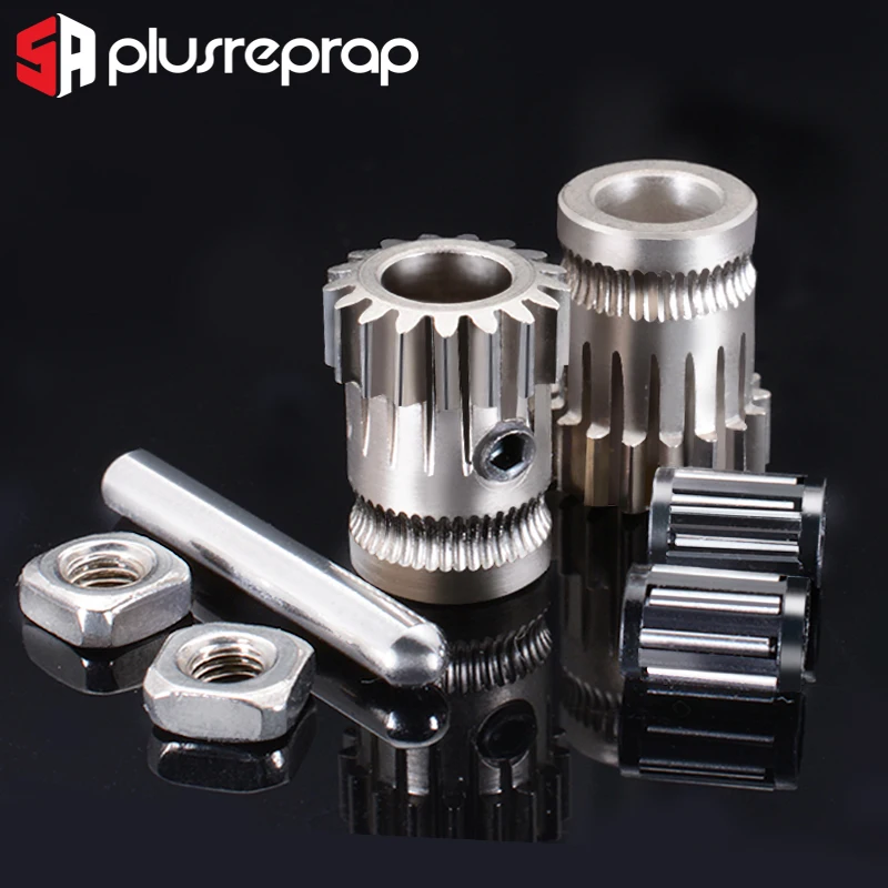 Dual Drive Estrusore Gear Kit Clonato Btech Aggiornato Per Prusa I3 Stampante 3D Estrusione Gear Minibowden Estrusore Ed3 Cr10 Cr10S