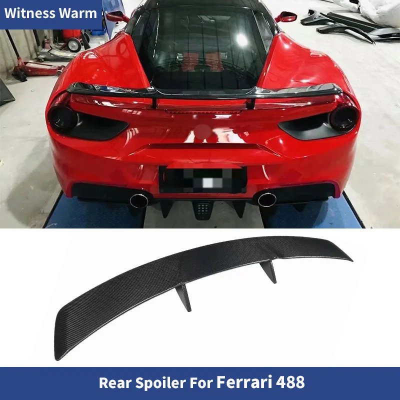 Ala Posteriore In Fibra Di Carbonio Per Spoiler Posteriore Ferrari 488 Per Ferrari 488 Spider Per Spoiler Posteriore Ferrari 488 Gtb