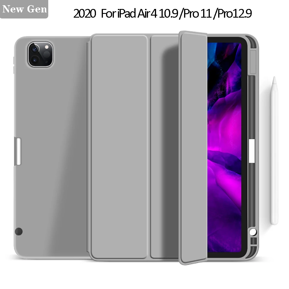 Per Ipad Air 4 Air 5 10.9 2020 Custodia 2022 Pro 12.9 4Th Pencil Cases 2021 2020 Ipad Pro 11 2Nd Ipad Cover Charge Pencil Holder