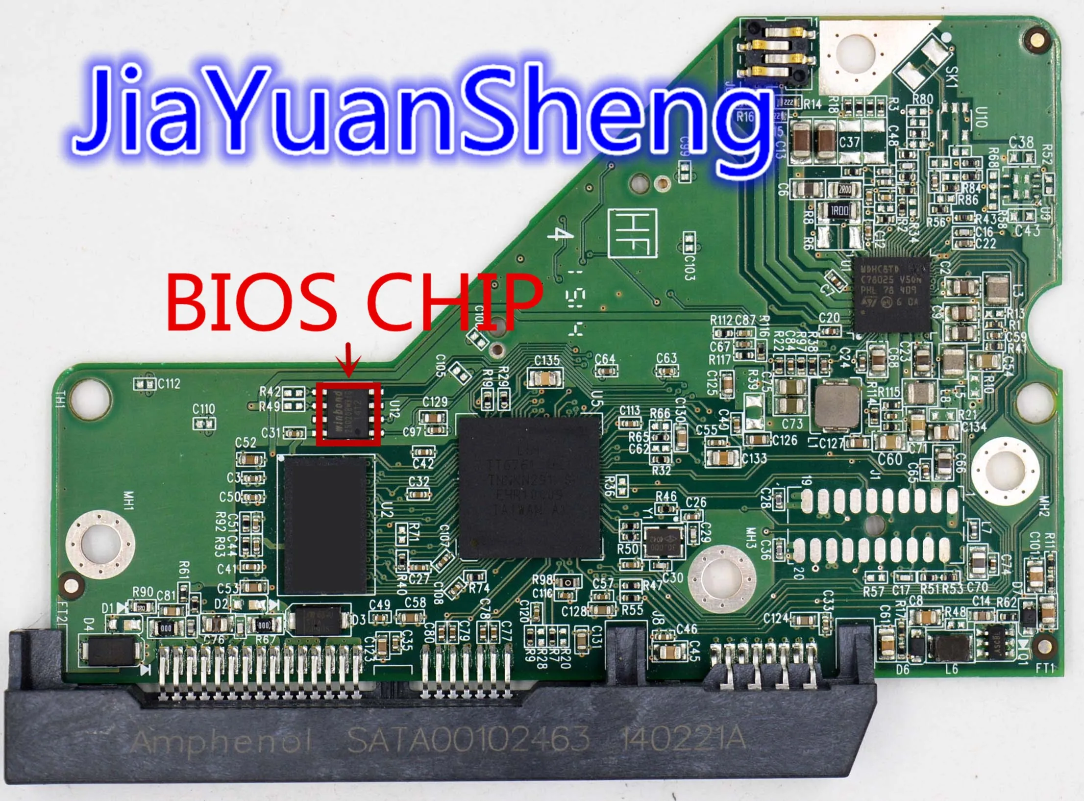 Western Digital Hard Disk Circuit Board / 2060-771829-005 Rev P1 , 2060-771829-005 Rev A , 2060 771829 005 / 771829-305