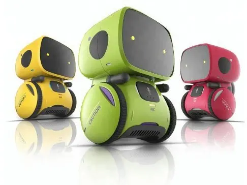 At Intelligent Induction Robot Puzzle Per Bambini Universal Dancing Early Education Story Machine Giocattoli Elettrici