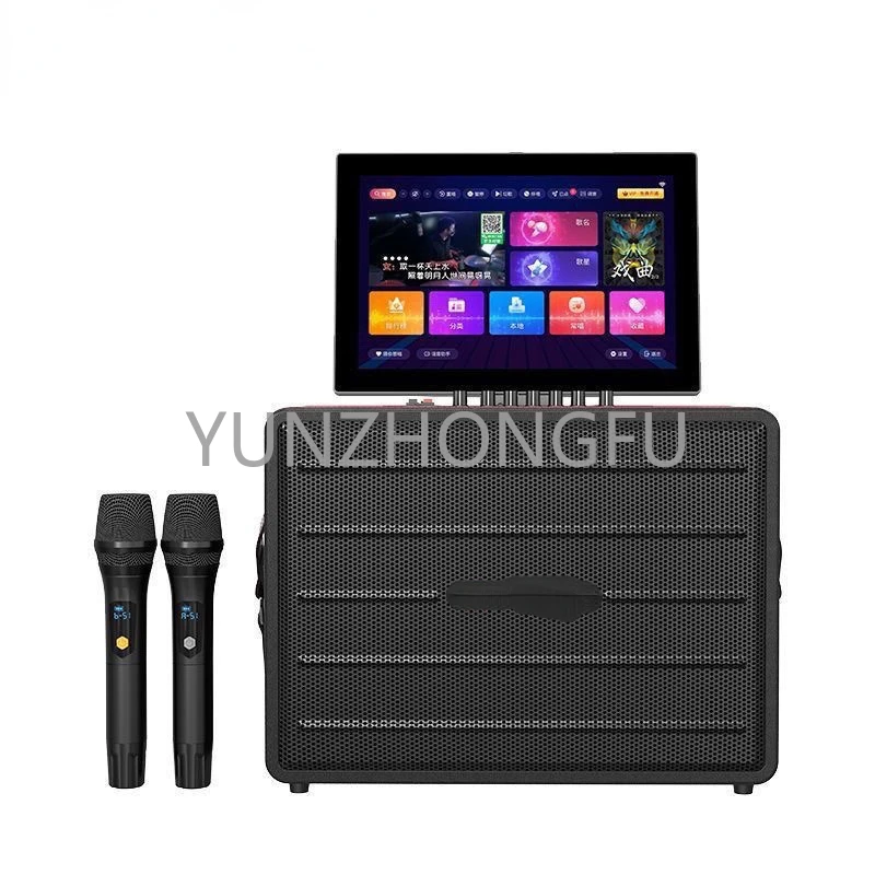 Audio A12 Family Ktv Audio Set, Karaoke All'Aperto All-In-One Machine, Square Dance Speaker