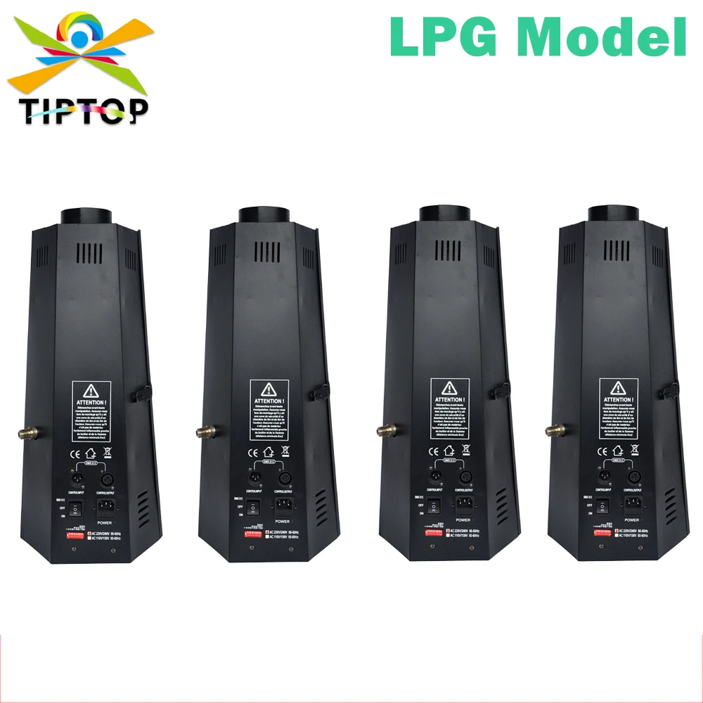 Freeshipping 6 Angolo Stage Dmx Gpl Fire Machine 4M Gomma Gas Tubo Spark Flame Jet Machine Per Club Stage Dancing Floor Light