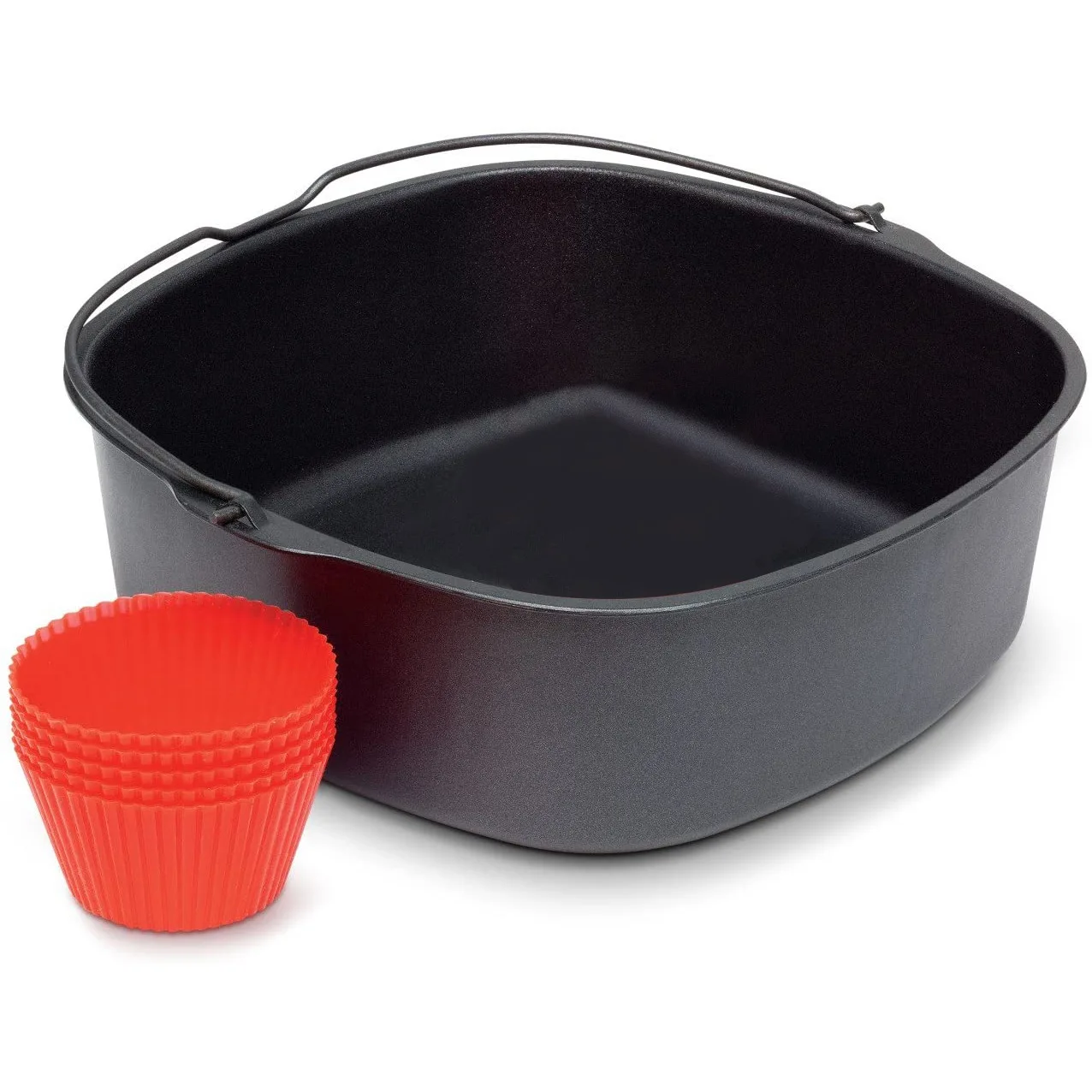 Friggitrice Ad Aria Teglia Antiaderente Per Friggitrice Ad Aria Philips, Friggitrice Ad Aria, Guanti Da Forno In Silicone Accessori Per Friggitrice Ad