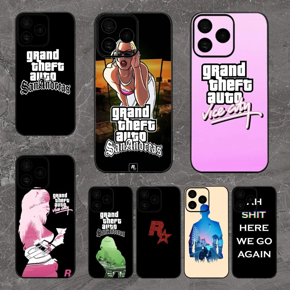 Custodia Per Telefono Gta Vice City Per Iphone 8 15 Plus 11 12 13 Pro Max 14 14 15Pro Max