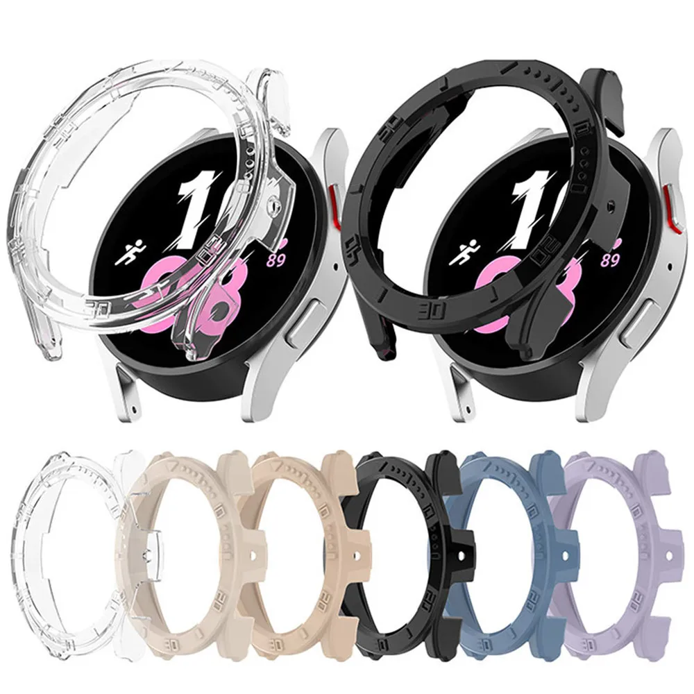 40Mm/44Mm Pc Watch Case For Samsung Galaxy Watch5 /Watch4 Screen Protector Protective Cover Watches Accessories