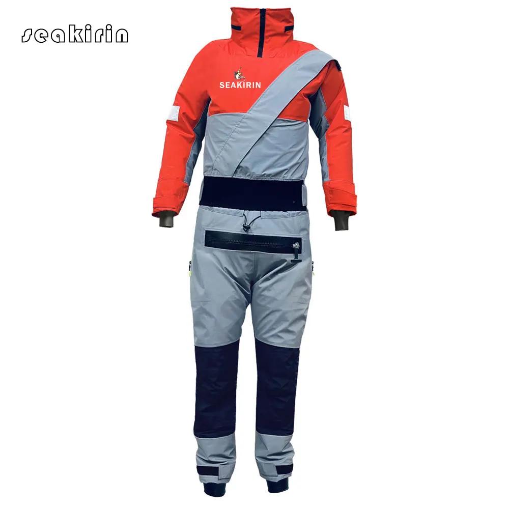 Tuta Asciutta Con Cappuccio Da Uomo Con Guarnizioni Alla Caviglia In Lattice Per Pagaiare Aquilone Surf Sci Nautico Wingsurf Jetsurfing Motosurfing Je