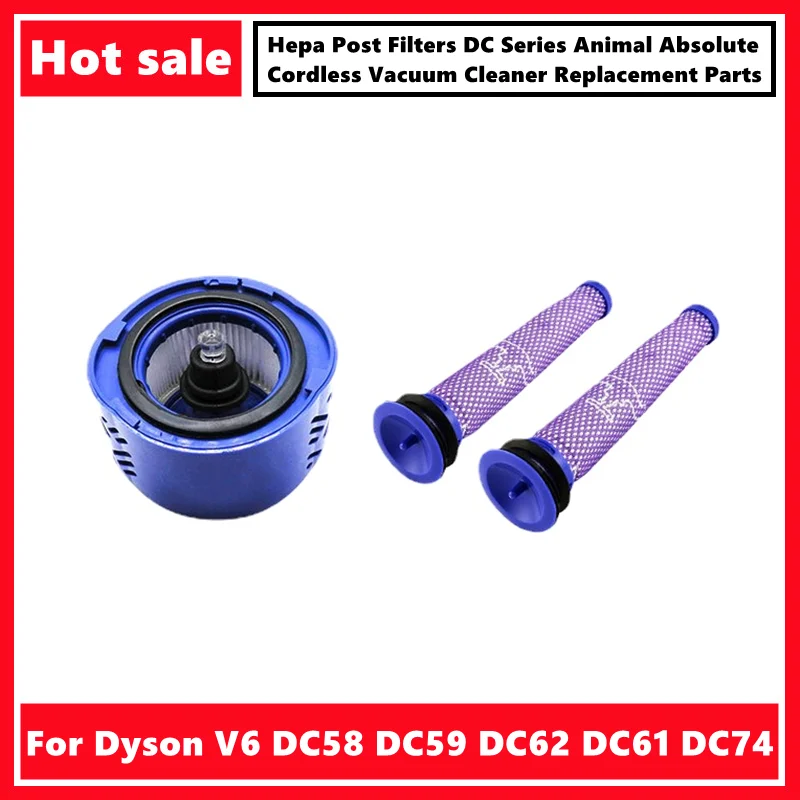 Filtri Post Hepa Per Dyson V6 Dc58 Dc59 Dc62 Dc61 Dc74 Serie Dc Animal Absolute Cordless Aspirapolvere Parti Di Ricambio