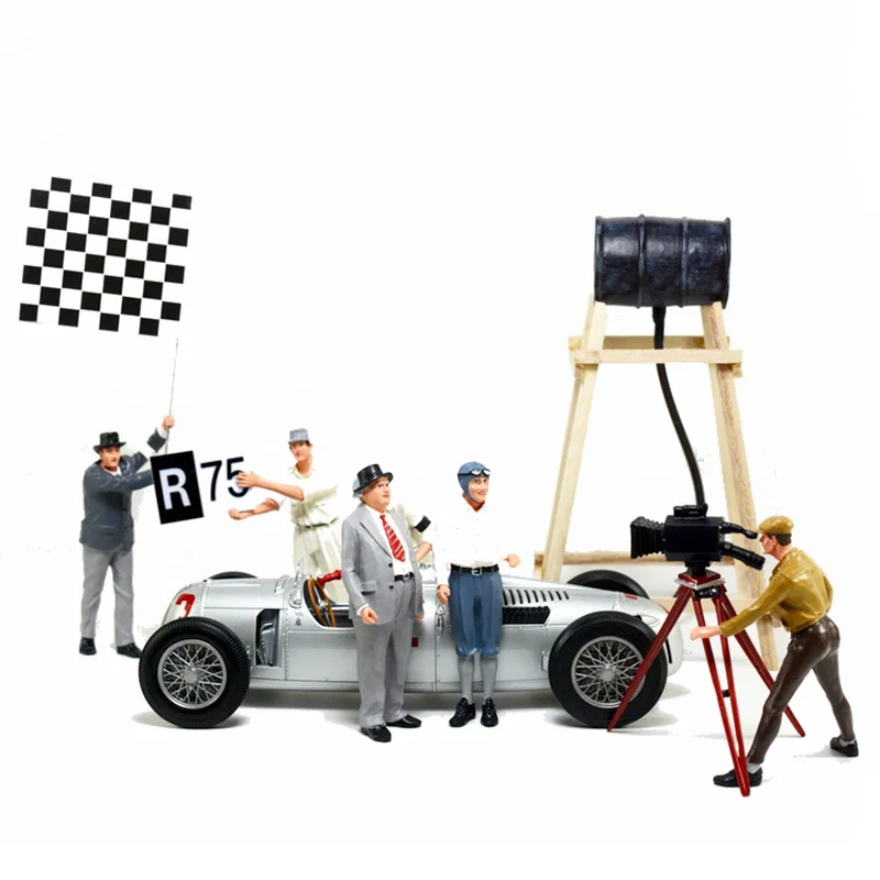 Set Di Accessori Per Scene Di Auto Modello Classico In Scala 1:18 Con Resina Cmc Riparazione Di Personaggi Fatti A Mano Riparazione Di Giocattoli Acti