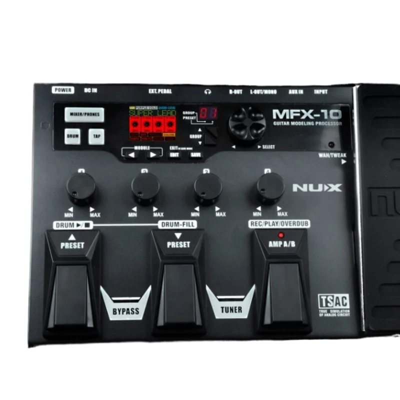 Mg100 Mg30 Nux Mg-200 Pedale Per Chitarra Multieffetto Elettrico